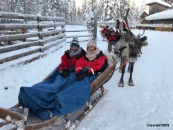 YREN' et ses voyageurs en Laponie